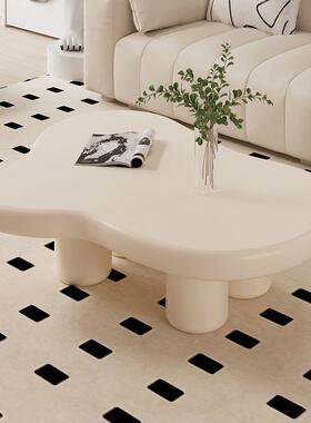 奶风客厅家用云奢ONZ朵油茶几小户型现代简约网茶红2025新款轻小