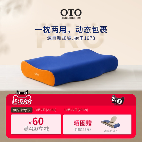 人体工学护颈枕 航天级记忆棉