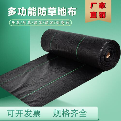 防草布盖草不黑色遮草布除草布果园黑网地布果树园艺黑布黑膜