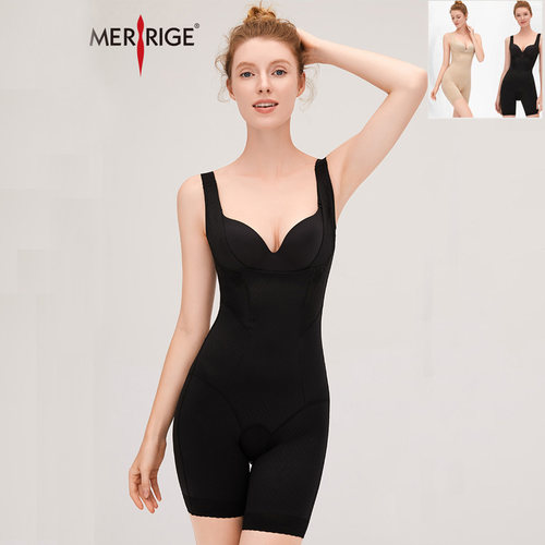 美体人计6066塑身衣收腹束腰塑形美体束身连身正品好穿款好