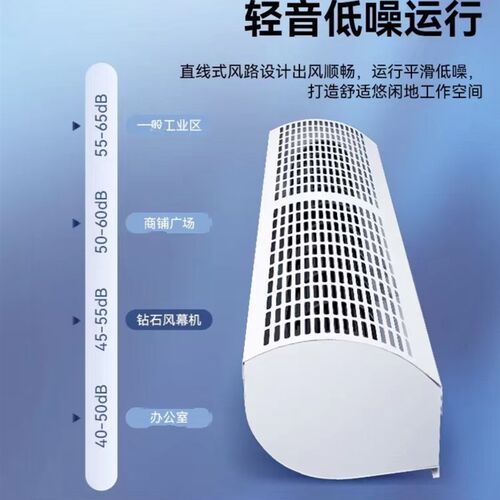 风幕机商用静音门口1.5/1.g8/2米电梯空气幕冷库门头隔风帘o.