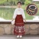 儿童汉服旗袍明制唐装 改良女孩大童秋款 女童中国风古装 马面裙套装