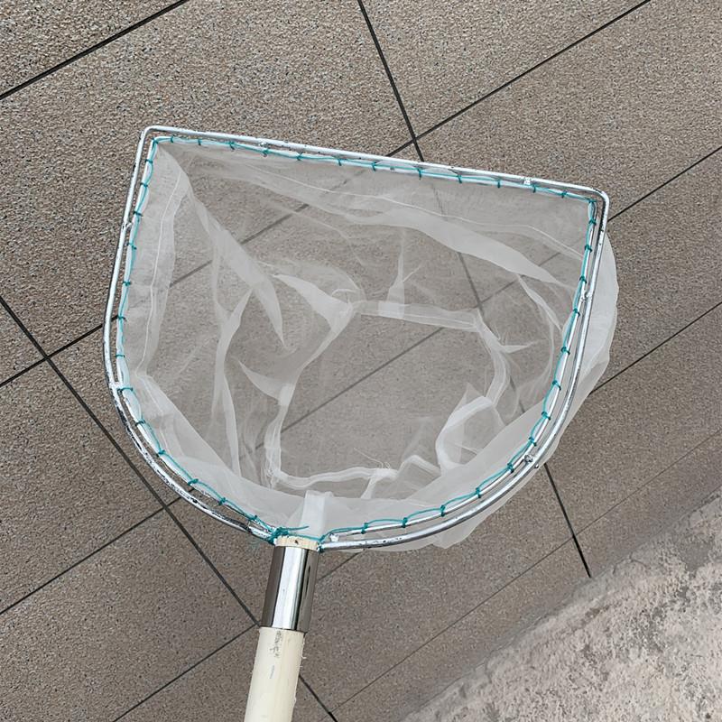 鱼粪清洁捞密网抄网眼尼龙网抄鱼网捞虾网捞网捞鱼网兜防磨木把