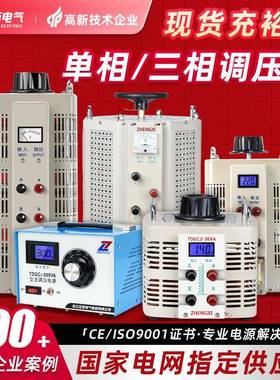 单相调压变压器TDGC2/3家用调节0-250/300V接触式三相TSGC2/J