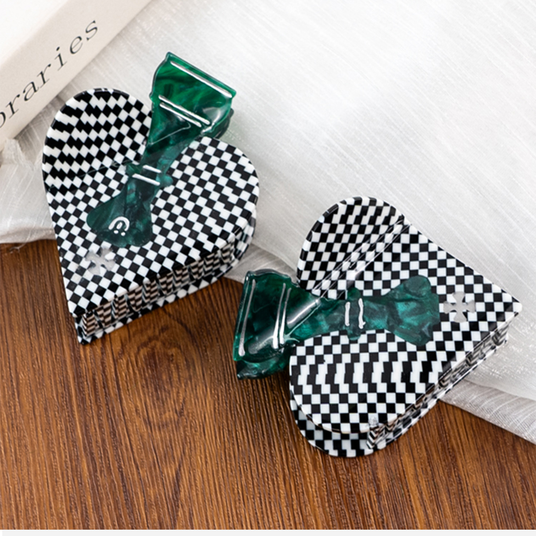 URRYKID原创设计象棋格子发夹