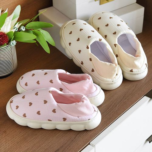 月子鞋春秋包跟软底孕妇拖鞋一脚蹬纯棉纱布秋冬棉拖防滑厚底透气