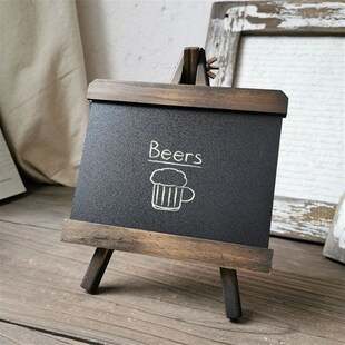 北欧复古吧台做旧小黑板留言板桌面小摆件高级感客Y厅过道装饰品