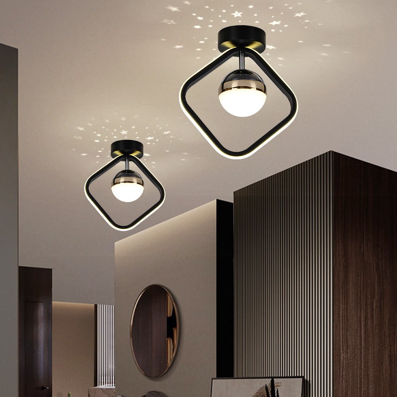 新款网红阳台灯led过道灯走廊灯现代简约星空灯玄关入户阳台门厅