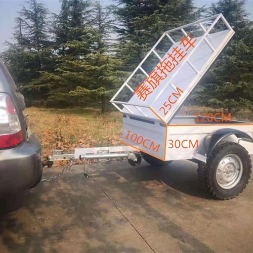 露营后车厢拖挂式房车改装越野汽车小拖车家用自驾游旅居车拖挂车