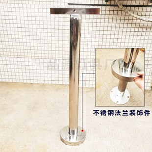 不锈钢路灯杆户外LED投光灯杆1米2米变电站专用照明灯杆防锈支架