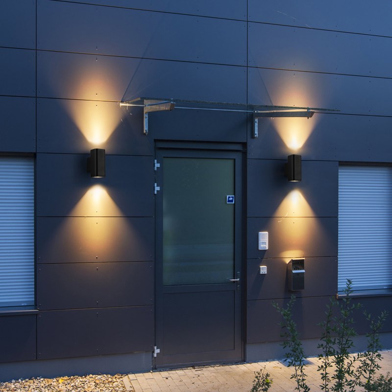 户外防水壁灯楼梯过道洗墙灯北欧现代简约室外墙灯庭院阳台壁灯