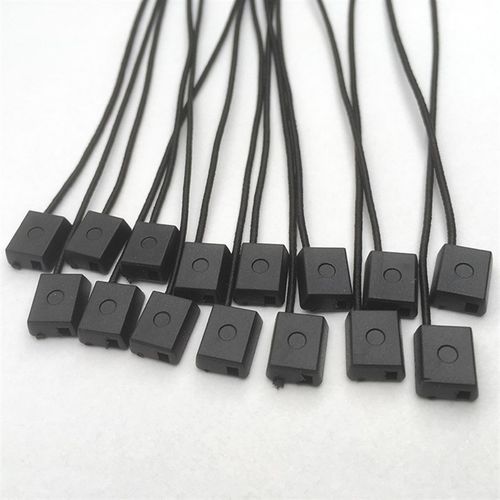 方块弹力绳 松紧绳吊粒橡筋绳 服装吊牌 一次性吊绳现货