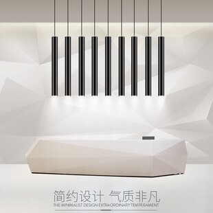 led明装长筒射灯圆柱5w7w掉线筒灯免开孔吊灯明装细长圆筒灯单灯