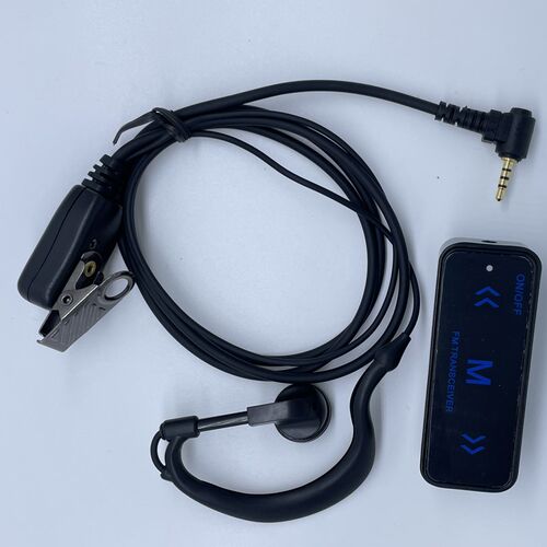 VV108迷你对讲讲机耳机线小型 小机单孔螺纹耳挂式耳麦线T头2.5mm