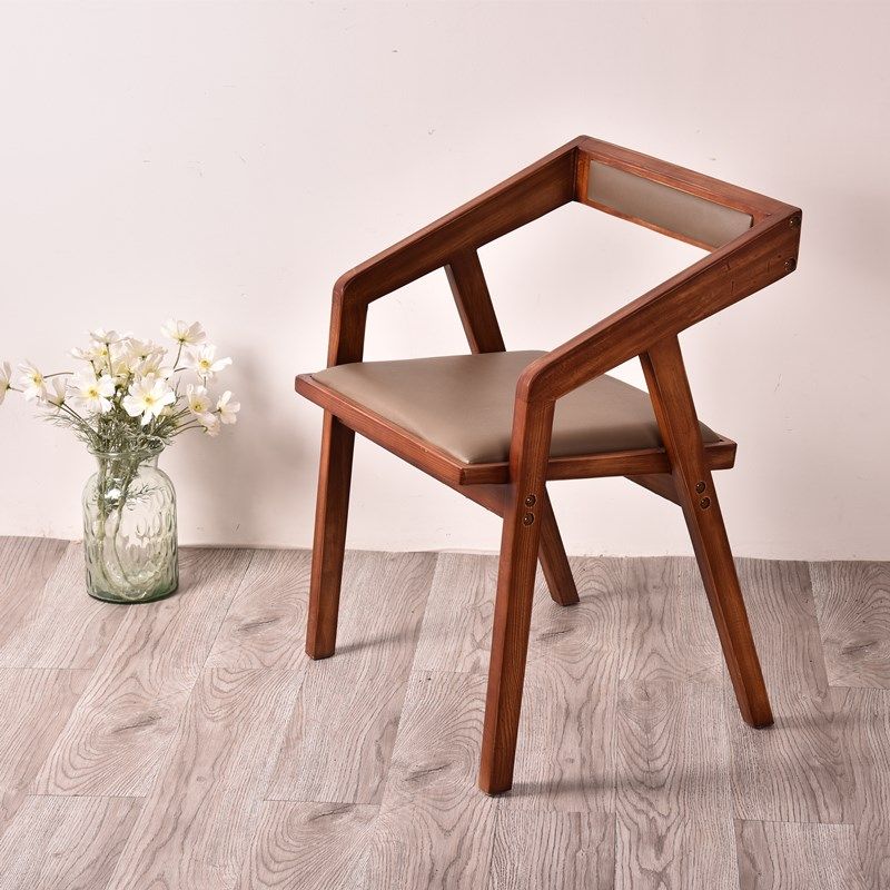 美式餐椅实木椅子复古靠背餐椅北欧餐厅椅会议椅书椅电脑椅座椅,住宅家具,餐椅,淘宝优惠券,粉丝福利购,淘宝优惠卷