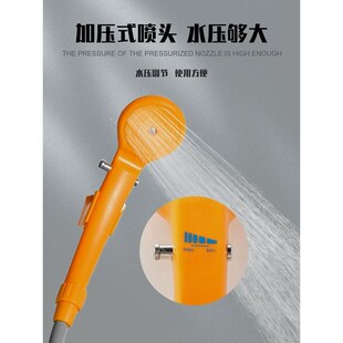 户外车载洗澡神器淋浴器便携野外帐篷露J营12V电动沐浴宿舍家用