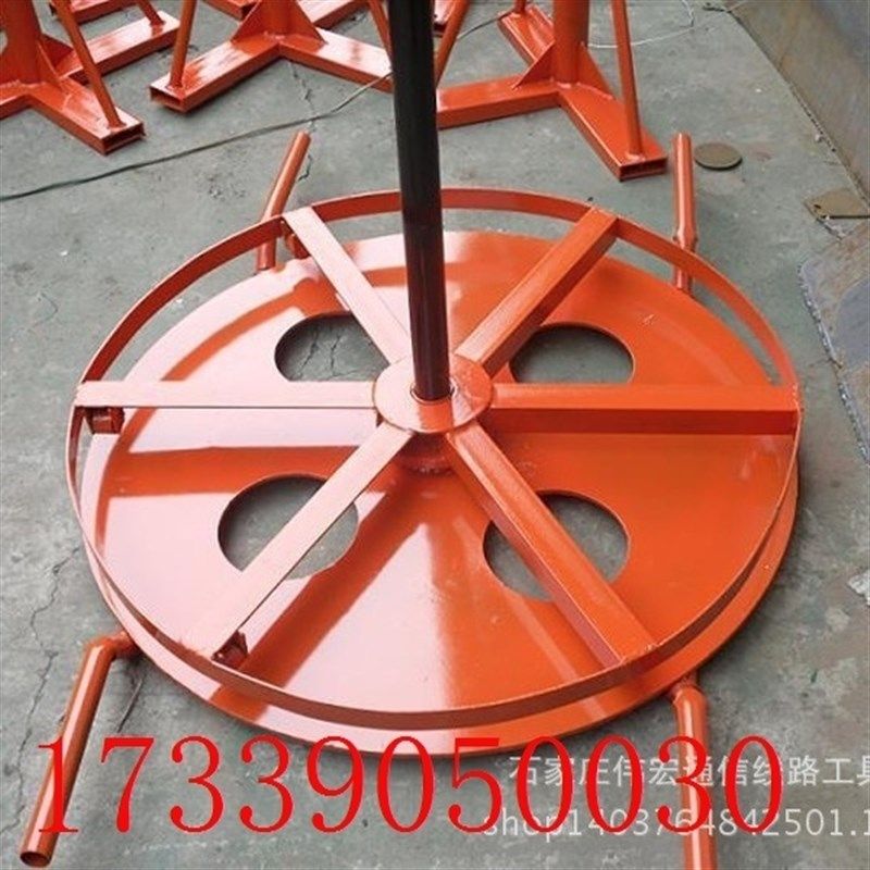 卧式放线盘3T5吨8t六角电缆放线架光缆钢丝绳放线盘电力放线支架