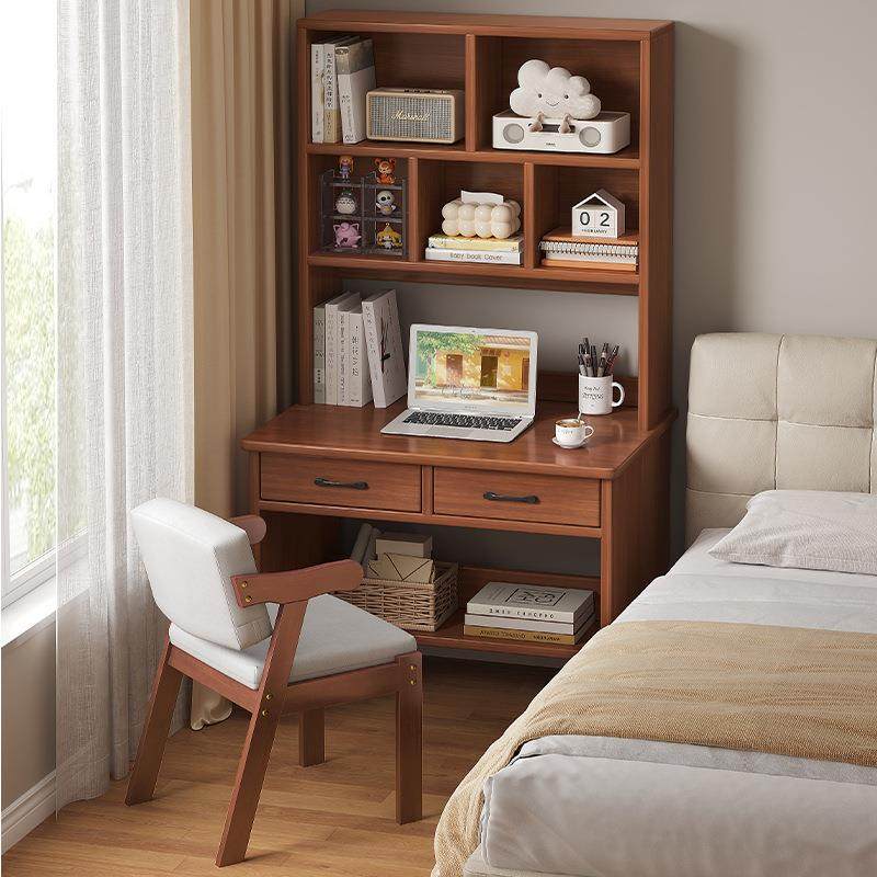实木学习桌书桌学生家用小户型卧室电脑桌床边写字台窄桌加高书架,清洗/食品/商业设备,风口/风叶/风机配件,淘宝优惠券,粉丝福利购,淘宝优惠卷