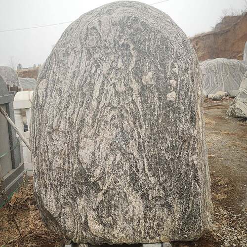 天然风景石雪浪石景观石公司门口大型门牌石景区入口晚霞红村标石