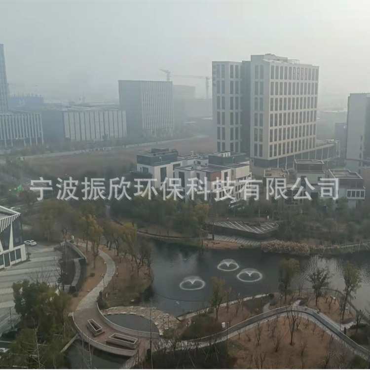 喇叭花曝气机 喷泉曝气机 不锈钢材质 提水式曝气机 公园河道景观