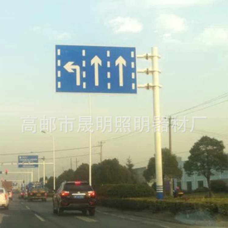 交通标志杆 指路牌杆路标牌杆交通标志牌杆导向立柱标志牌厂家