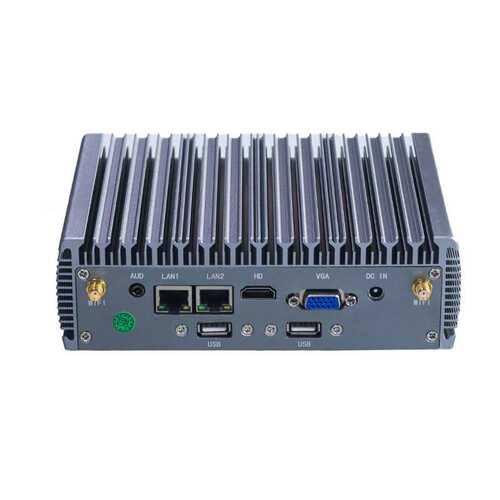 BVS工控电脑主机I3/I5/I7边缘计算机无风扇嵌入式工业迷你型电脑