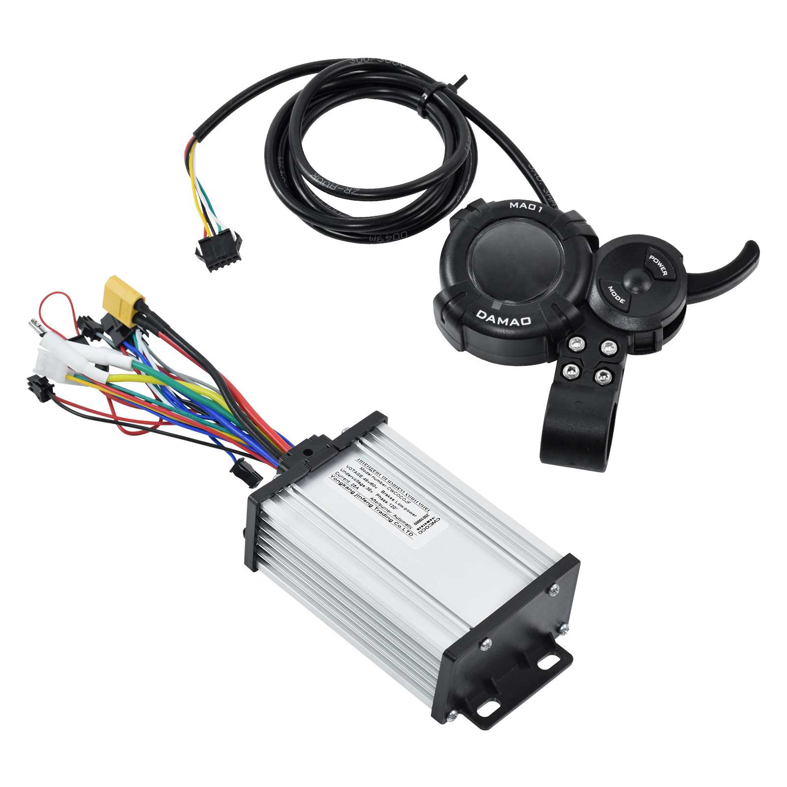 DAMAO电动滑板车36V-60V25A 液晶显示屏仪表盘无刷控制器维修配件