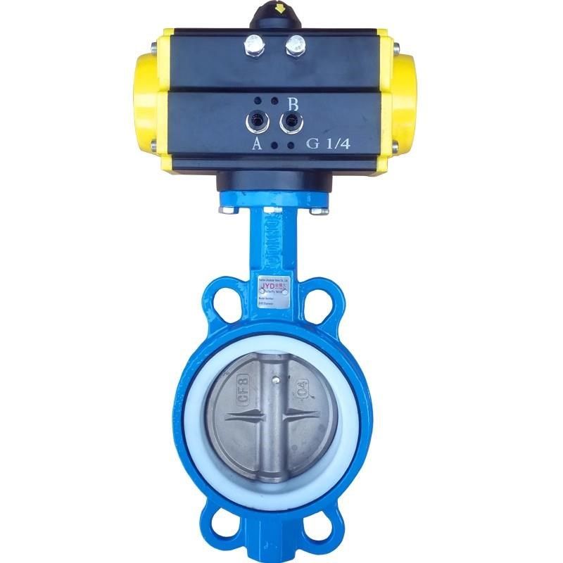 气动对夹蝶阀D671X-10\16球墨x板304不锈钢对夹碟阀4寸DN50 80 10,五金/工具,蝶阀,淘宝优惠券,粉丝福利购,淘宝优惠卷