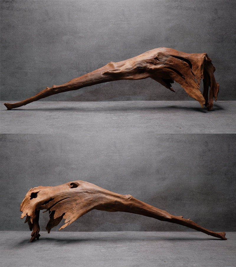 精品50~90鱼缸秒沉木造景大型拱桥多枝南美水族装饰文玩摆件免煮