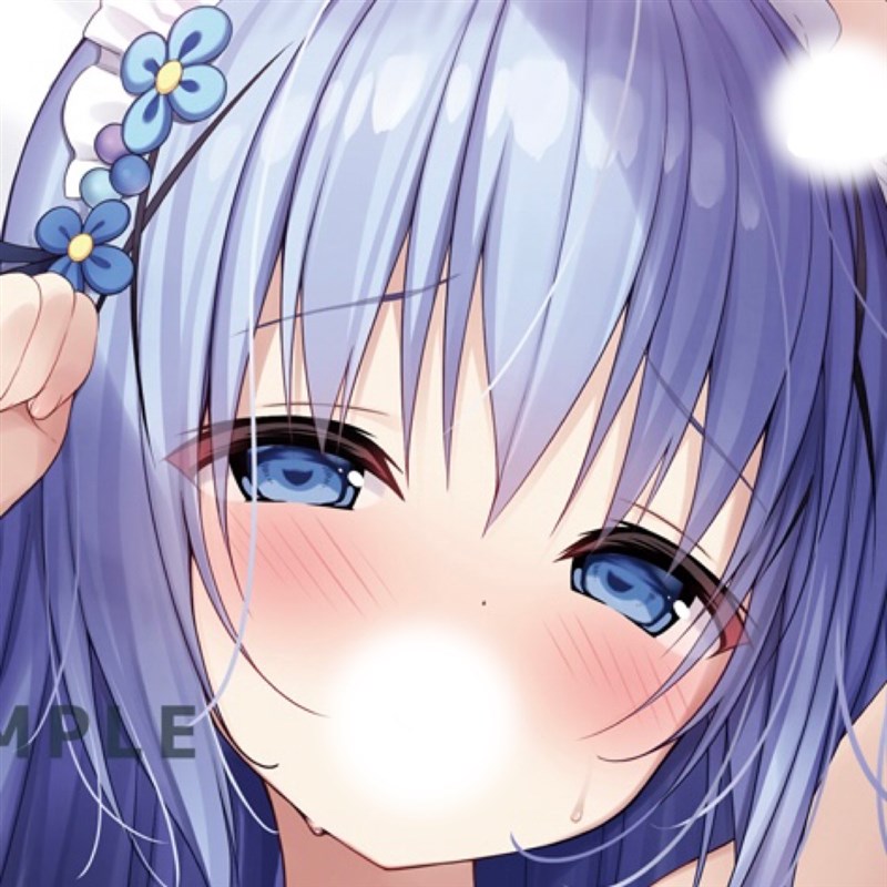 三輪 点兔 香风智乃 女仆和服装 二次元动漫等身抱枕套