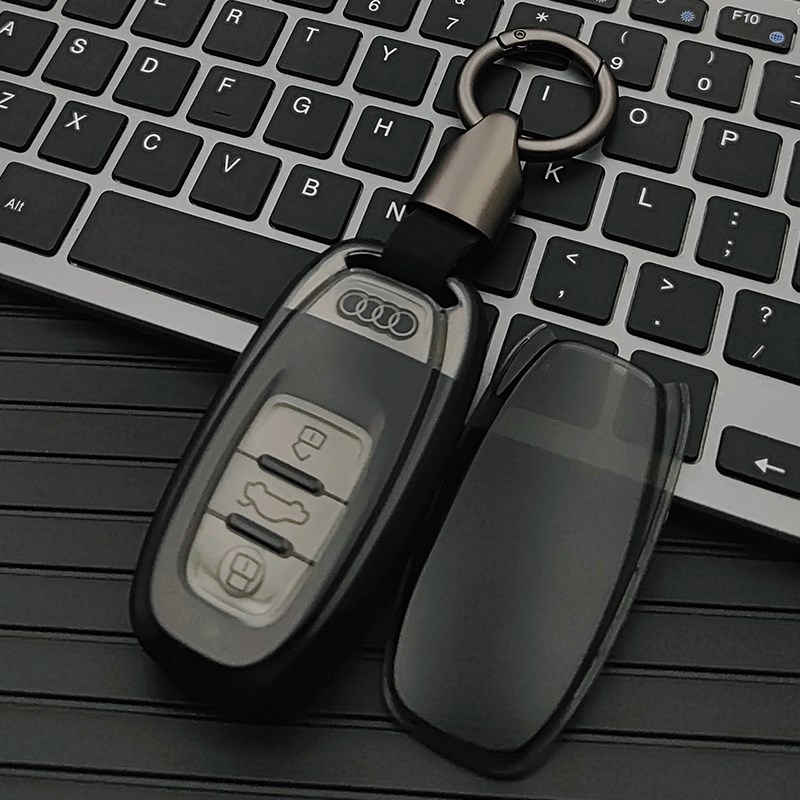 老款奥迪A6L钥匙套12/13/14/15/16/17年Q5/A4L车用钥匙包保护套扣