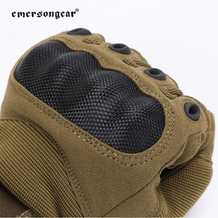 爱默生新品战术手套全指硬壳防护登山手套摩托车骑行触屏减震手套