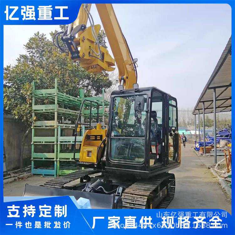 挖掘机属具枕木铺设机公铁两用枕木搬运夹具液压轨道铺设机
