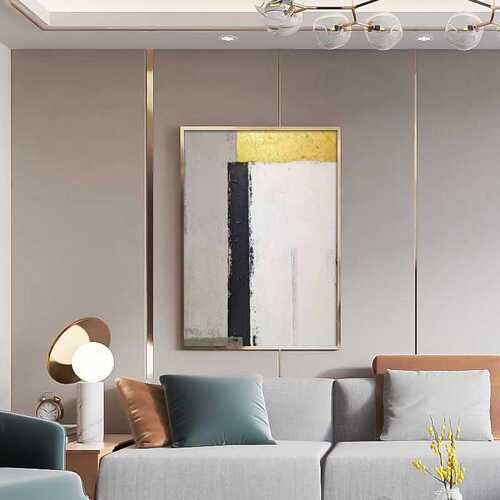 手绘油画OEM来样加工厂家供应抽象装饰画客厅挂画书房壁画
