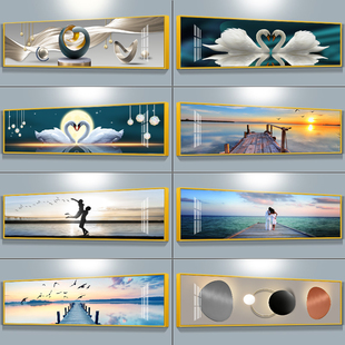 卧室画床头挂画房间背景墙壁x画现代简约主卧装饰画北欧酒店宾馆