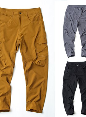 飞禽男士夏季高弹透气锦氨混纺户外速干工装直筒登山休闲裤9574