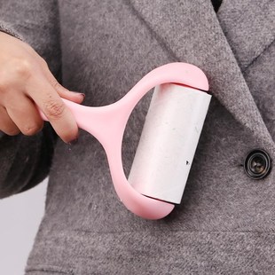 厂促家可居粘尘纸粘毛刷滚筒粘毛器撕衣服衣物式 尘刷去毛刷除纸除