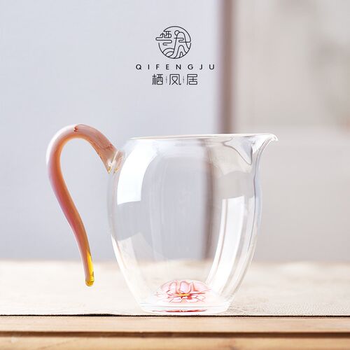 耐热玻璃透明公道杯高档大号茶海茶具分茶器泡茶过滤公杯简约女