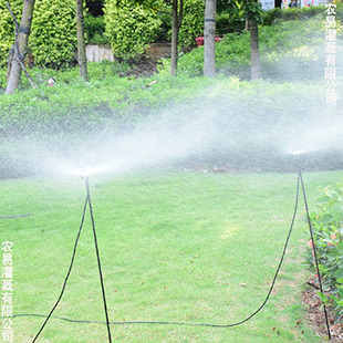 花园别墅智能灌一米地插微喷喷灌菜园浇灌系统自动旋转微喷头浇菜