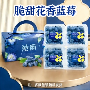 【吉杰专属】云南高山花香25蓝莓鲜果特大果当季新鲜水果新年礼盒