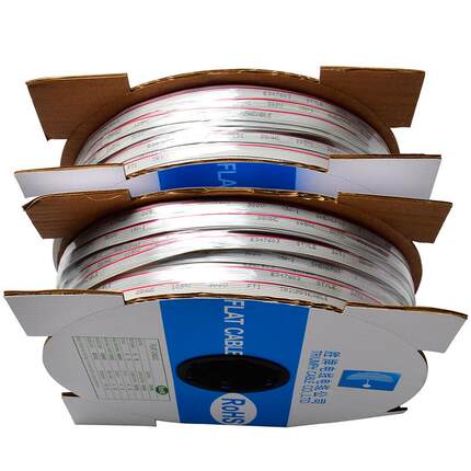 胜牌直销2651-28AWG平行扁并线3P/4P/5P/6P镀锡铜0.12TS间距1.27