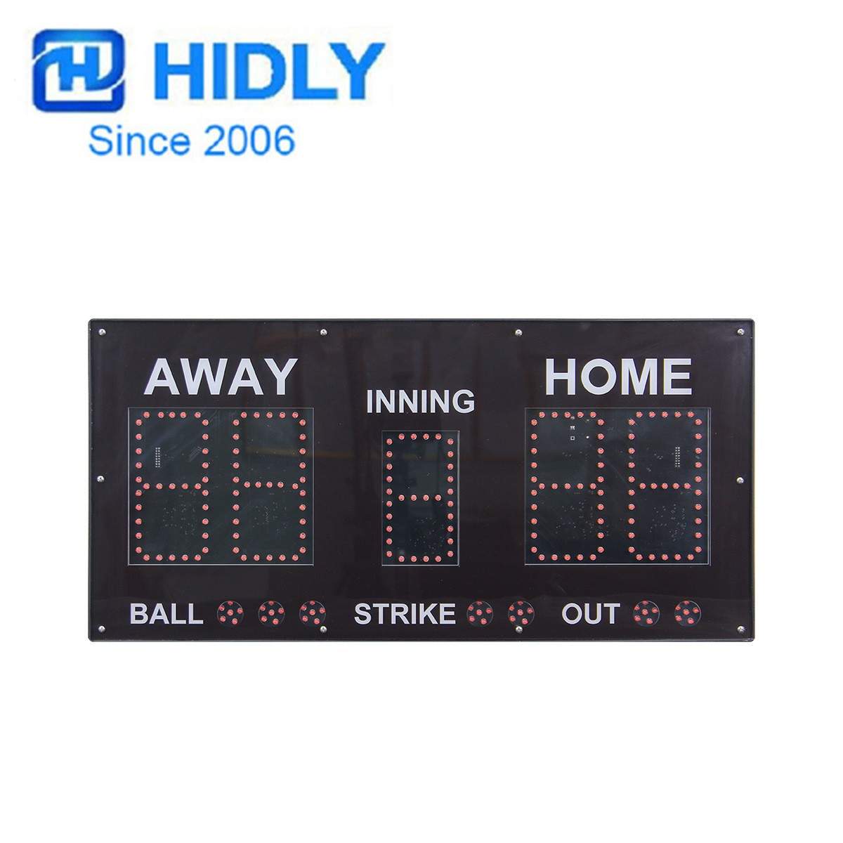 RF遥控比赛记分牌 计分LED看板8字显示屏便携比赛用板可充电款