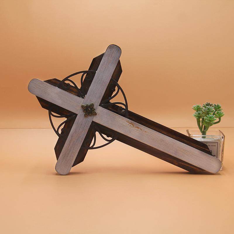 创艺五金配铁挂件可雕LGOO可来图来样制作五金铁花配木制品