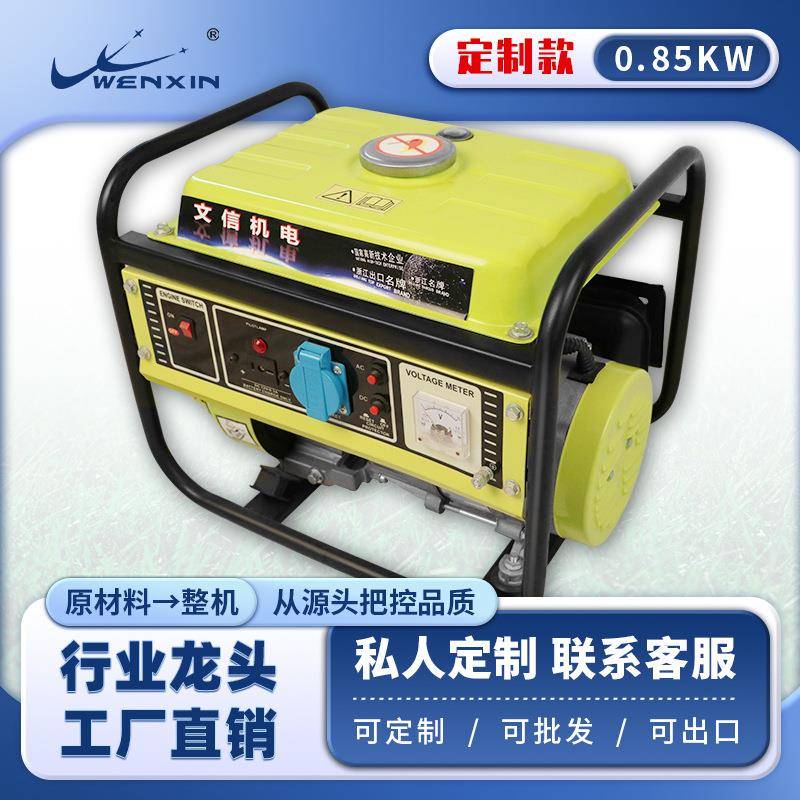 外贸小型汽油发电机1KW家用户外手提220/110V房车摆摊
