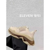 现货秒发 女 厚底气垫情U侣运动老爹鞋 一定要买它 炒鸡舒服