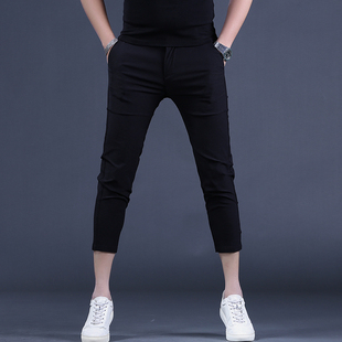 韩版 西裤 子七分裤 男男士 男 裤 休闲裤 潮牌男款 英伦商务九分裤 八分裤