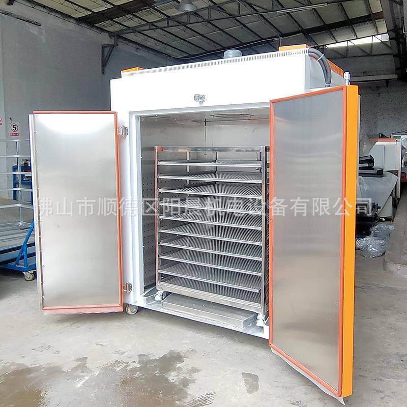 双门推车式工业烤箱烘干箱热风循环干燥设备高温推车烤箱厂家