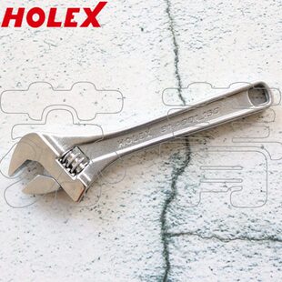 德国霍夫曼HOLEX钳口带刻度活动扳手 细长构型 锻压加工 淬硬处理