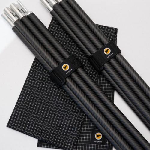 【240克/根】碳纤维7075航空铝合金天幕杆弹扣式轻便携帐篷支撑杆