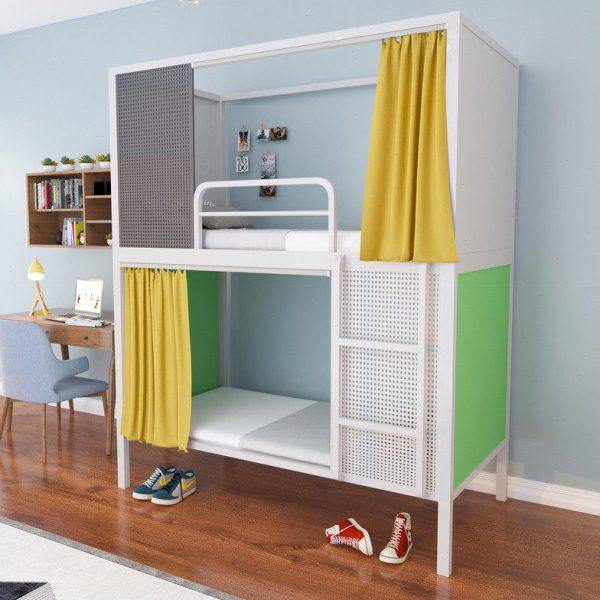 青旅上下铺铁床新概念学生宿舍床双层上下床加厚寝室高低子母铁床,商业/办公家具,学校双层床/宿舍床,淘宝优惠券,粉丝福利购,淘宝优惠卷